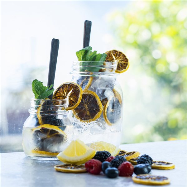 Schwarze Bio-Zitronenscheiben 40g-detalle