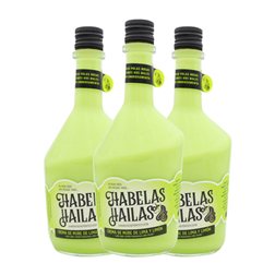 Limoncello Habelas Hailas 70 cl Lima, Limón, Nube — Algodón de Azúcar (Caja de 3 unidades)