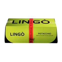 Lingo aus Zartbitterschokolade und Pistaziencreme 350g Fratelli Sicilia