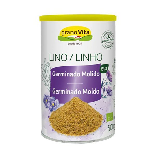 Lin germé moulu Bio 500g Granovita-detalle