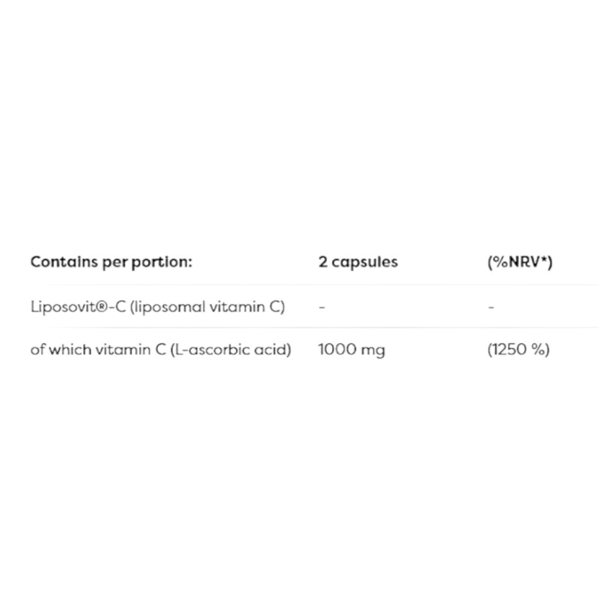 Liposomal Vitamin C 1000 Mg 120 Caps-detalle