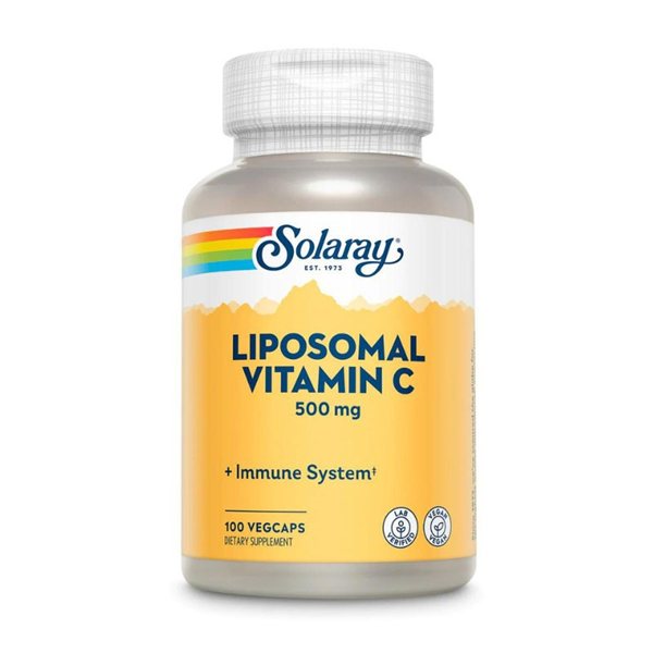 Liposomales Vitamin C 500mg 100 Kapseln Solaray-lateral