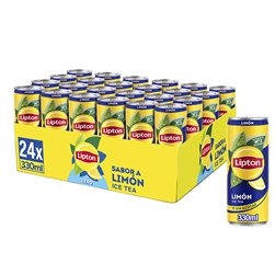 LIPTON Citron 330ml, Boisson de Thé, Pack de 24 x 330 ml (avec ou sans cadeau)