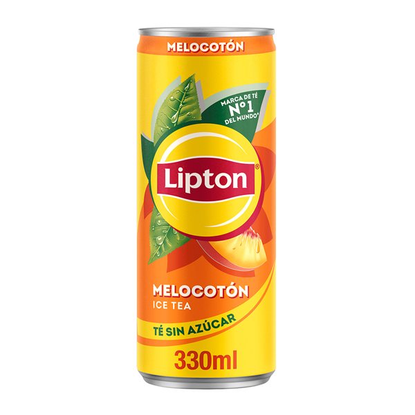 LIPTON Eistee mit Pfirsichgeschmack, zuckerfrei und kalorienarm, Packung mit 24 Dosen à 330 ml, insgesamt 7,92 Liter (mit oder ohne Geschenk)-lateral