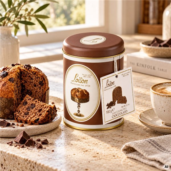 Loison Panettoncino Chocolate 100gr-detalle
