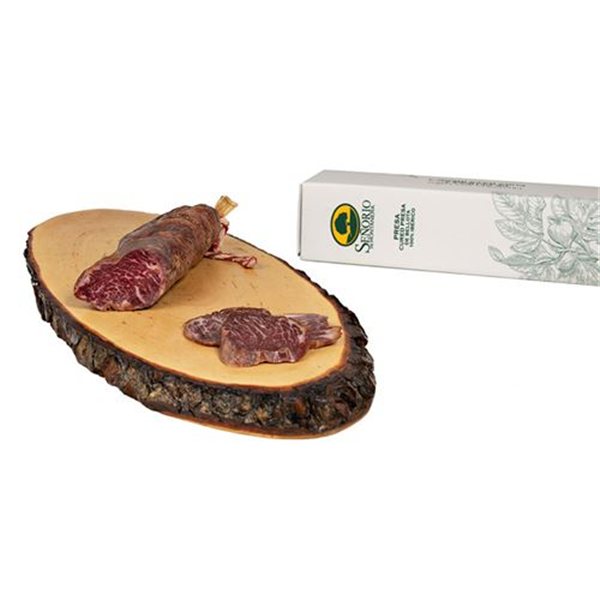 Lomito /presa de bellota 100% ibérico, Señorío de Montanera-lateral