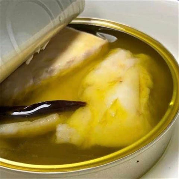 Lomitos de Merluza en Aceite de Ajo "Picantón" 260g.-lateral