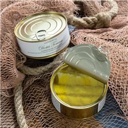 Lomitos de Merluza en Aceite de Ajo "Picantón" 260g.