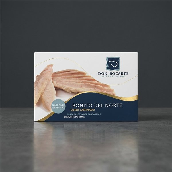 Lomo de Bonito del Norte Laminado Don Bocarte (180g)-detalle