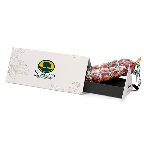 Lomo doblado de bellota 100% ibérico, Señorío de Montanera-izquierda