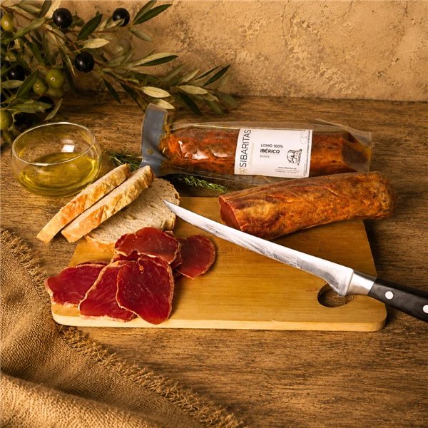 Lomo ibérico de bellota-lateral