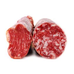 LOMO Y SALCHICHÓN IBÉRICO,  medias piezas de 2 x 700gr (total 1400gr)