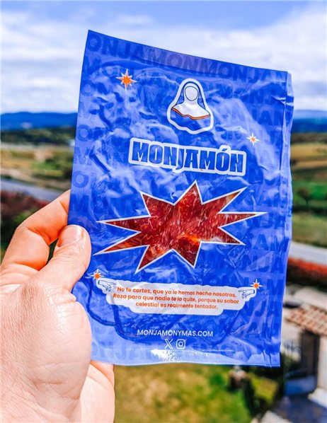 Lomonasterio Tranché | Longe de Bellota 100 % Ibérique | 10 sachets de 50 g-detalle