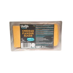 Vegan Cheddar Slices 500g Violife