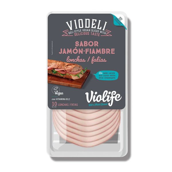Tranches Végétaliennes Saveur Jambon York 100g Violife-izquierda