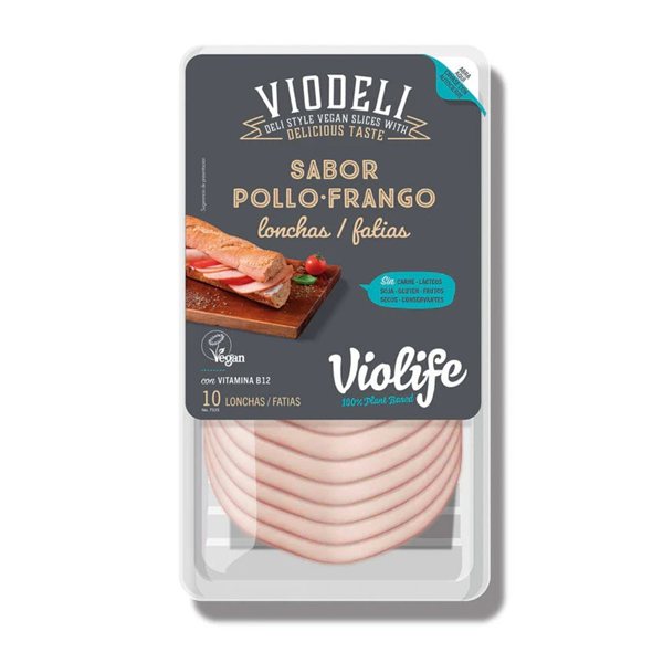 Vegan Turkey Slices 100g Violife-detalle