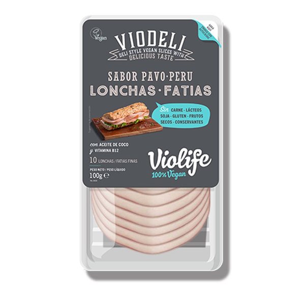 Tranches Végétales Saveur Dinde 100g Violife-lateral