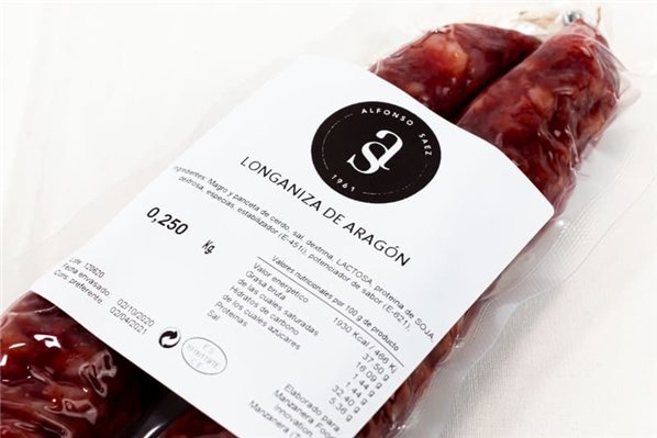 Longaniza Aragón-izquierda