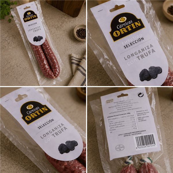 Sausage with Truffle-lateral
