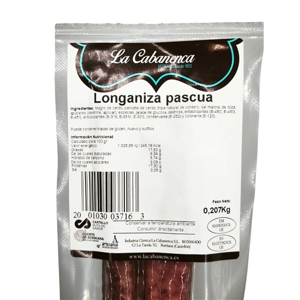 Saucisse de Pâques-detalle