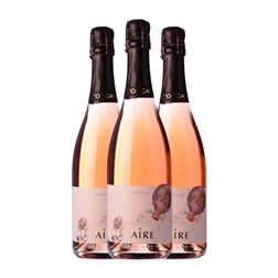 L'Origan Aire Brut Nature Cava Rosé — Rosado 75 cl Espumoso Rosado (Caja de 3 unidades)