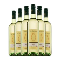 Los Cantaros 75 cl Vino Blanco (Caja de 6 unidades)