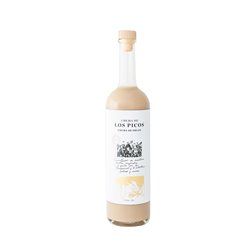 LOS PICOS Crema de Orujo - Bebida Artesanal con Crema de LECHE y Aguardiente de Orujo, 17% Vol., 70 cl - Suave, Cremosa y con Notas de Vainilla y Chocolate