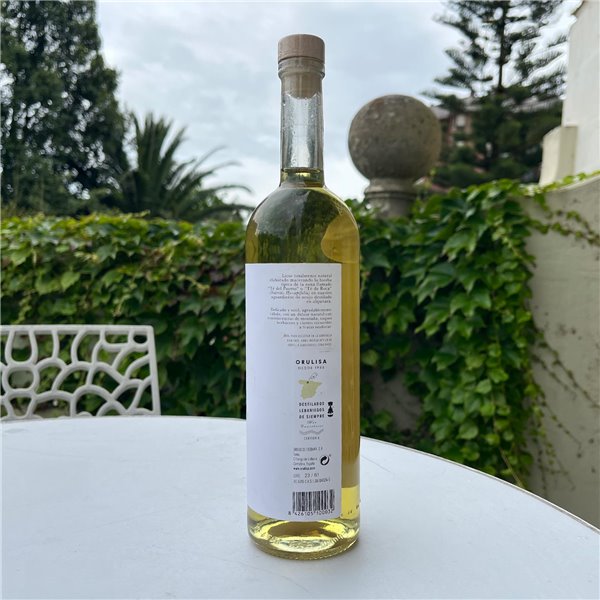 LES POINTES Liqueur aux herbes - Liqueur artisanale au thé du port, 30% vol., 70 cl - Saveur naturelle et rafraîchissante de Cantabrie-detalle