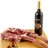 Lot de 2 tomahawks de viande et vin-detalle