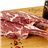 Lot de 2 tomahawks de viande et vin