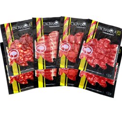 Aufschnittpaket Iberische Wurstwaren, geschnitten, 0,8 kg, aus Encinasola.