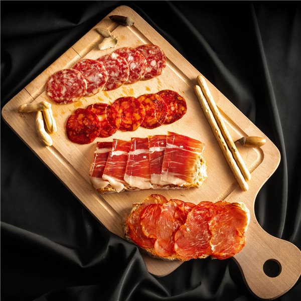 Iberian ham cut to order-lateral