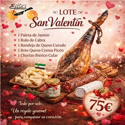 La traducción al alemán de "Lote San Valentín 'El Bici'" sería "Valentinstag-Paket 'El Bici'".