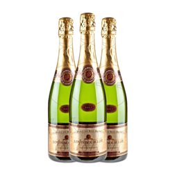 Louis Bouillot Brut Crémant de Bourgogne Joven 75 cl Espumoso Blanco (Caja de 3 unidades)
