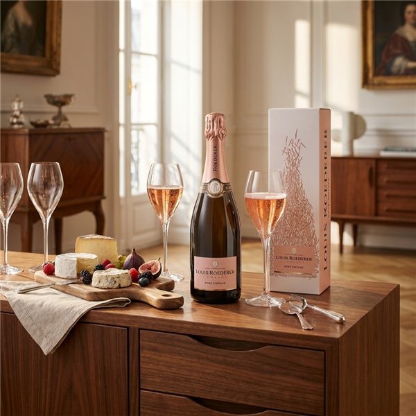 Louis Roederer Vintage Rosé 2017 Coffret-detalle