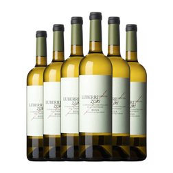 Luberri Zuri Rioja Joven 75 cl Vino Blanco (Caja de 6 unidades)