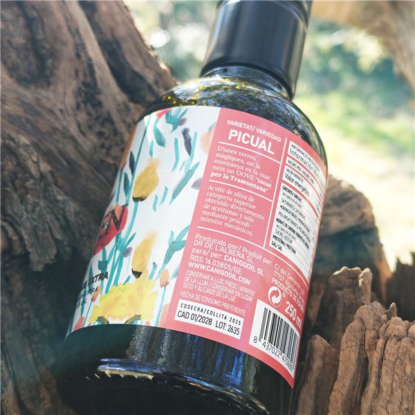 Lumen Picual 250 ml – Extra Virgin Olive Oil (100% Picual)-lateral