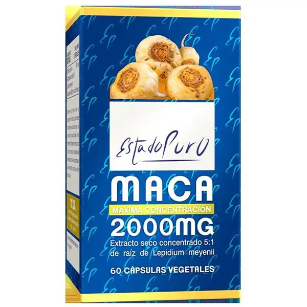 MACA 60 CAPS 2.000 MG ESTADO PURO