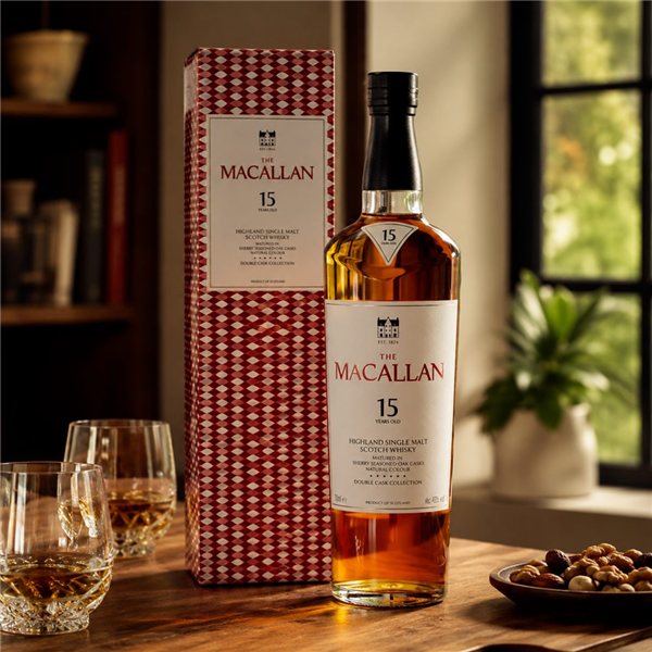 The Macallan 15 años Double Cask-detalle