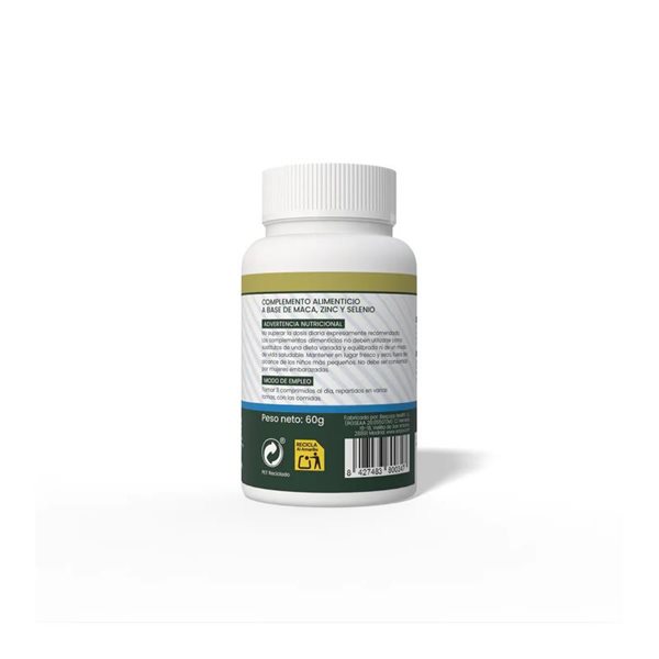 Maca+Zinc+Selenio 600mg 100 comprimidos Sotya-izquierda