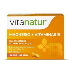 Magnesio + Vitaminas B 24 comprimidos Vitanatur Esencial