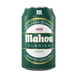 Mahou clásica lata unidad 33cl (envío solamente comunidad de Madrid)