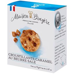 Maison Bruyere Croustillants Caramel au Beurre Sale 70g