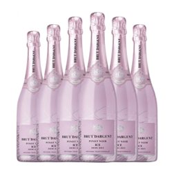 Maison du Vigneron Brut Dargent Ice Pinot Negro Semi Dry — Semiseco 75 cl Espumoso Rosado (Caja de 6 unidades)