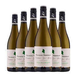 Maison Marcellin Colombard Gros Manseng Vin de Pays Côtes de Gascogne 75 cl Vino Blanco (Caja de 6 unidades)