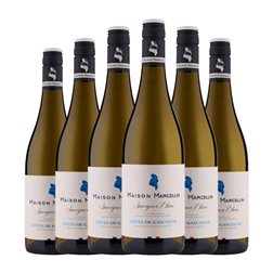 Maison Marcellin Sauvignon Vin de Pays Côtes de Gascogne 75 cl Vino Blanco (Caja de 6 unidades)