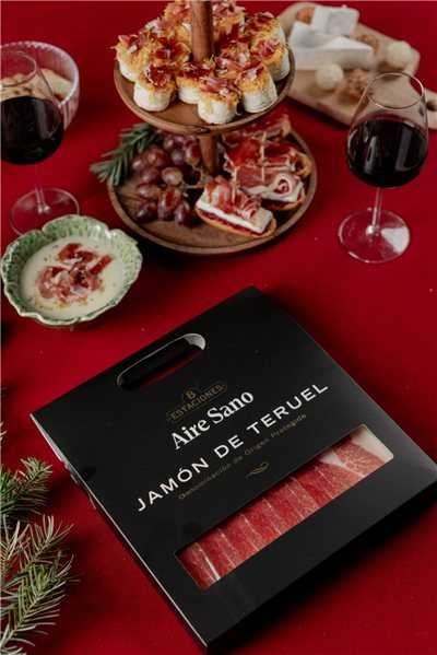 Maletín Jamón de Teruel DOP loncheado-izquierda