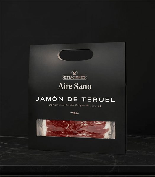 Maletín Jamón de Teruel DOP loncheado-trasera