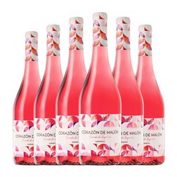 Malón de Echaide Corazón de Malón Garnacha Seco Navarra 75 cl Vino Rosado (Caja de 6 unidades)