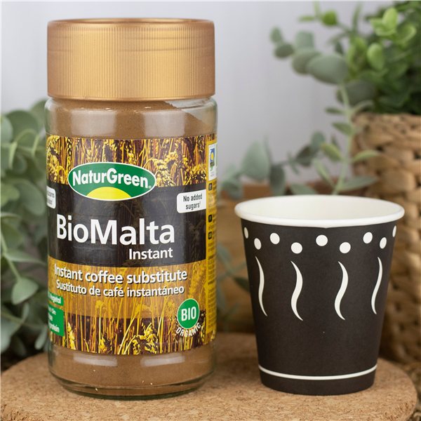 Malta Instantánea Ecológica 100g NaturGreen-lateral